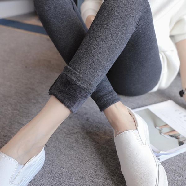

maternity bottoms 055# winter thicken warm plus velvet legging thermal fleece cotton belly pants clothes for pregnant women pregnancy, White