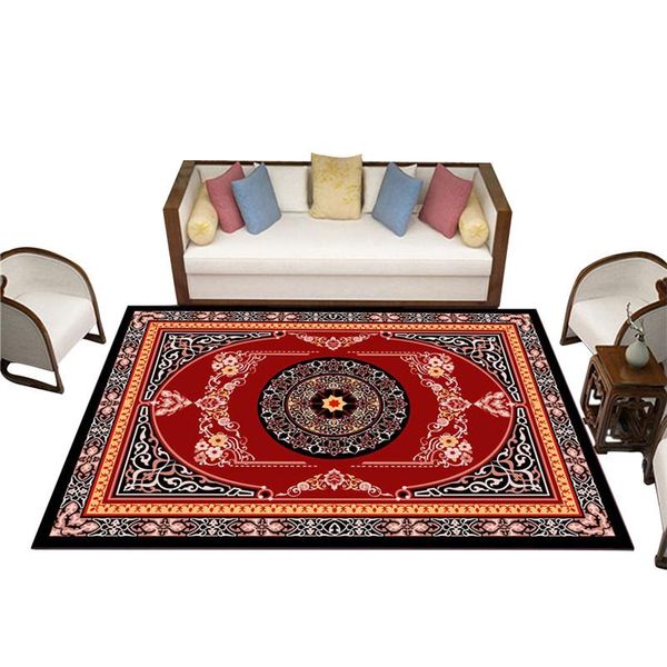 

modern new chinese style living room carpet 3m sofa coffee table floor mat dust-proof bedroom headboard large carpet mat rug