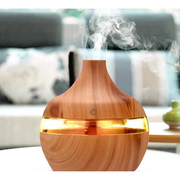 

new aromatherapy essential oil diffuser bamboo humidifier wood grain ultrasonic cool mist diffusers with 7 led color jllheb insyard