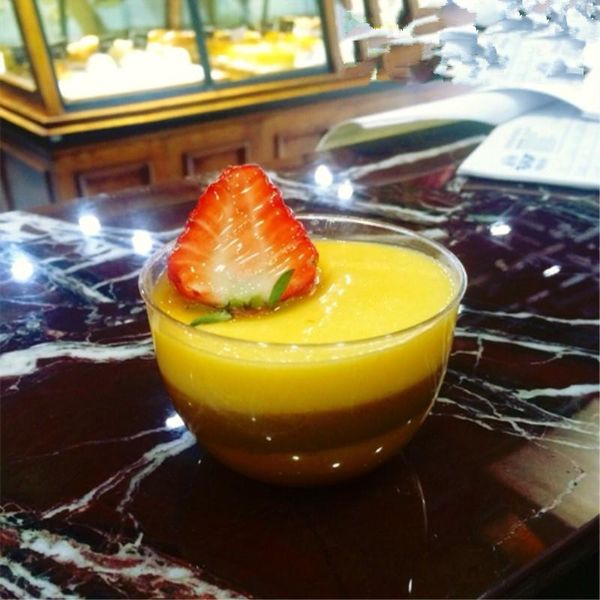 

disposable cups & straws 50pcs 150ml round transparent thickening plastic baking decor favors pudding ice cream dessert cup wit