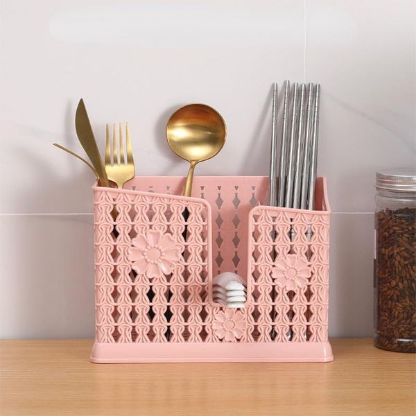 

storage bottles & jars chopsticks rack support multifunctional drain cage household tube kitchen tableware spoon