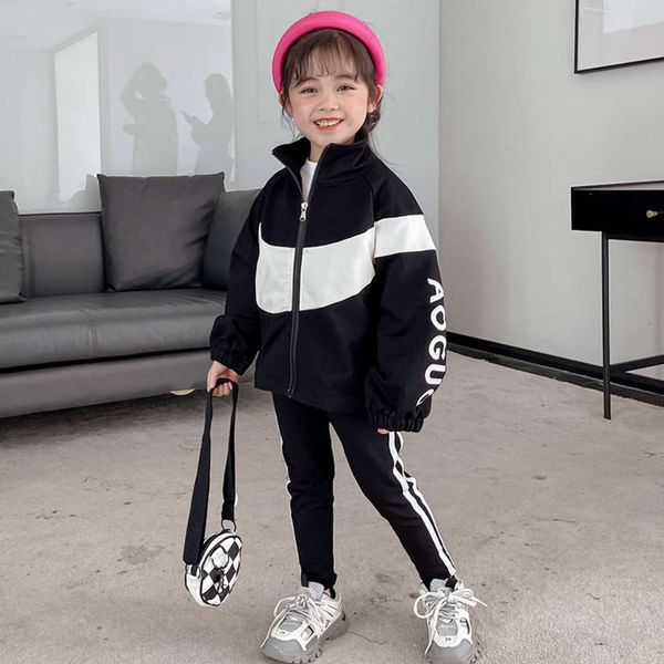 

spring parent child and 2021 new autumn fashion women's sportswear, Blue