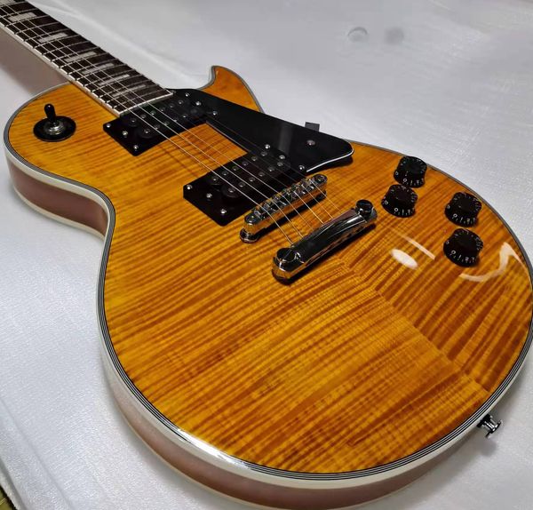 

electric guitar body mahogany ,support customize flame maple