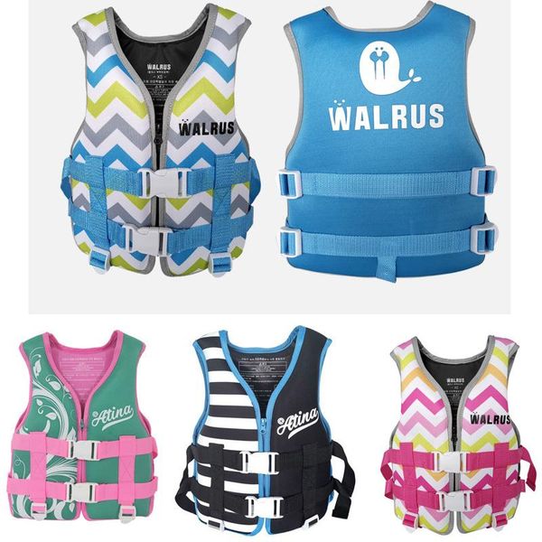 

kids swim life vest, life jacket, water sport baby children's summer preserver swim west jacket child vest neopre