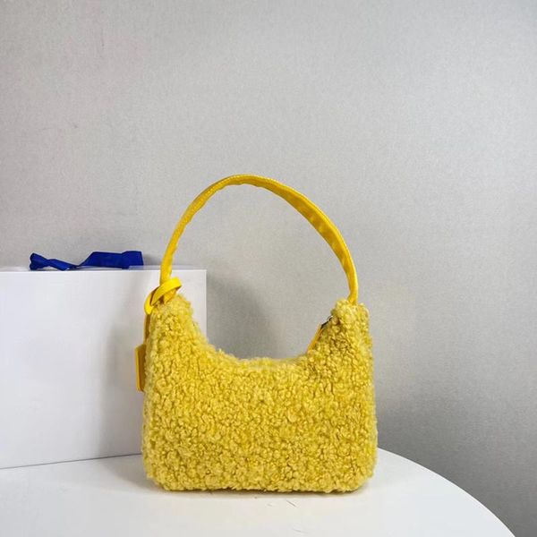 

evening bags style ladies plush cute handbag sweet simple fashion all-match shoulder bag spring and winter essential