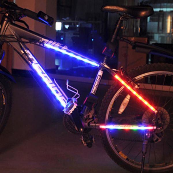 

bike lights bicycle led strip frame decorative light tape accessories