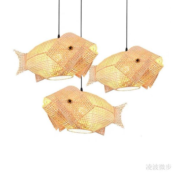 

pendant lamps chinese style bamboo lantern restaurant clothing pot shop