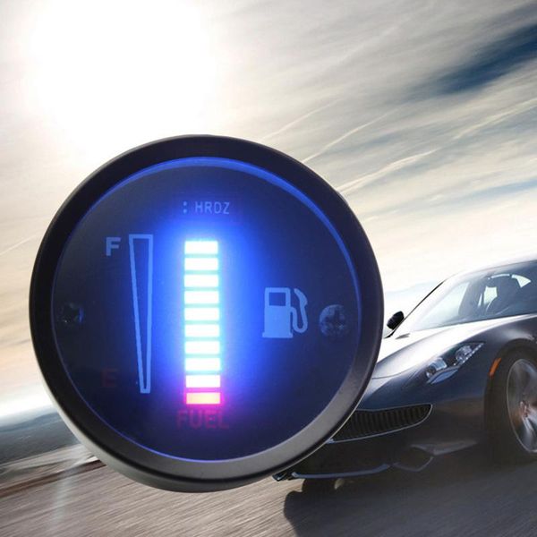 

party favor led fuel gauge, 52mm - 12v dc, universal car level gauge with sensor