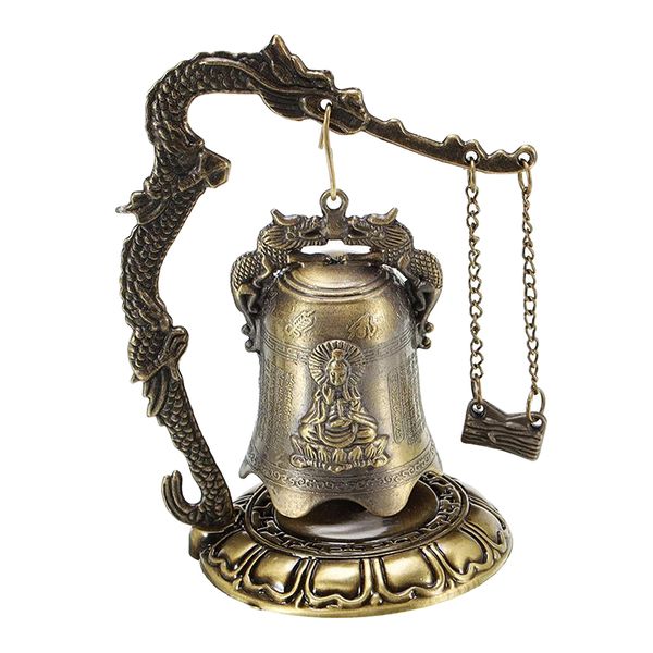 

deskfeng shui chinese dragon fengshui bell asian oriental zen art small carved bronze collectibles tibetan for desk decor blessing