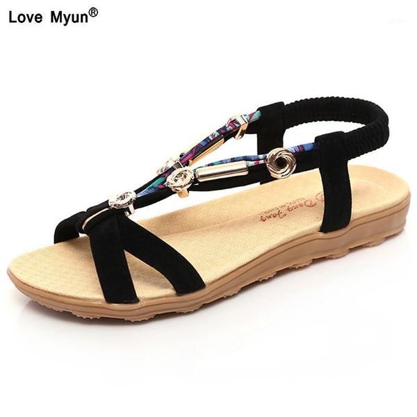 

women sandals flat bohemian flip flops summer shoes ladies red casual beach1, Black
