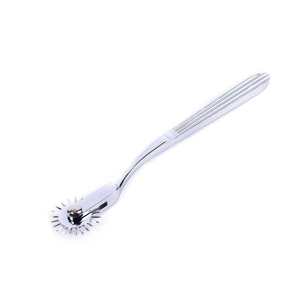 

new stainless steel pinwheel needles wheel roller submissve fetish slave torture kit toy