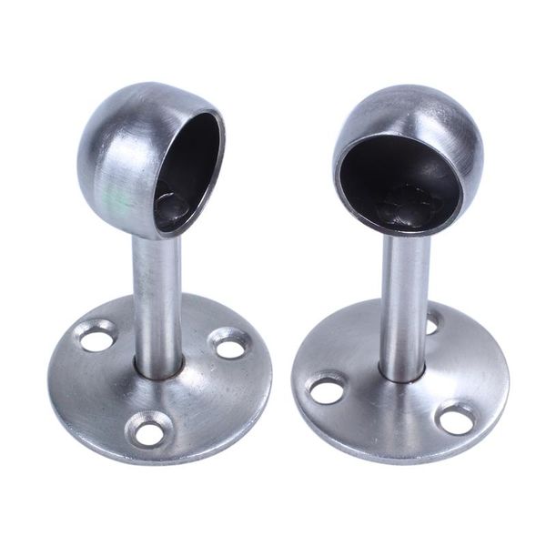 

bathroom storage & organization 19 mm dia. closet bar tube end support socket 2pcs
