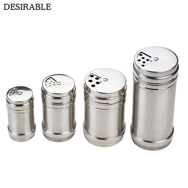 

storage bottles & jars condiment bottle have holes stainless steel with rotating pepper chili powder cumin spread