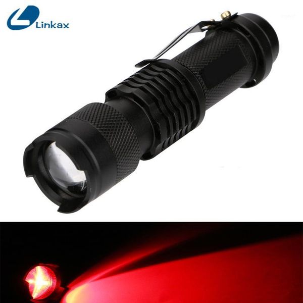 

flashlights torches mini zoomable shockproof xp-e q5 led torch adjustable focus lantern portable penlight outdoor camping1