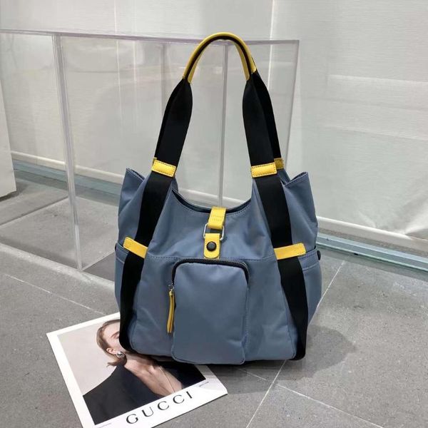 

evening bags korea fashion nylon shoulder for women large capacity multi pocket ladies tote shopper bag big female handbag travel