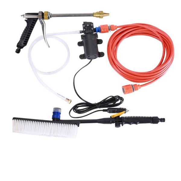 

portable size single pump car washing device pump household high pressure car washing machine brushing water gun