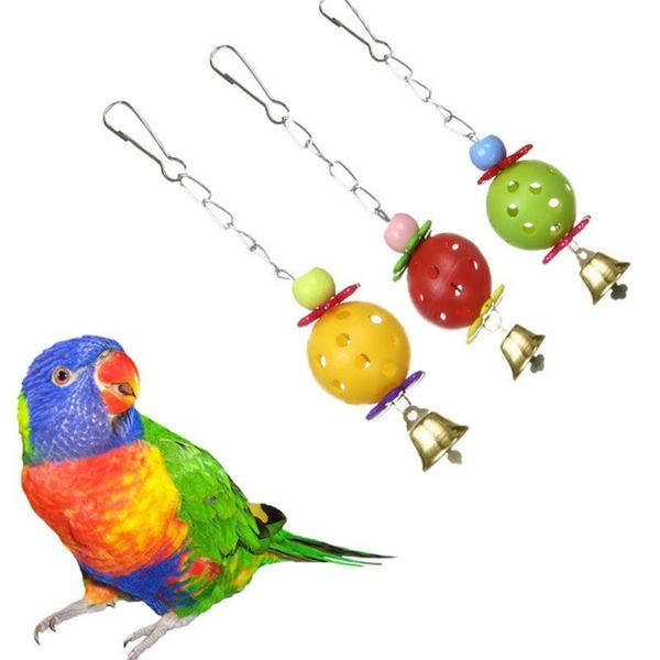

other bird supplies parrot toy pet bites climb chew toys parakeet hanging swing bell calopsita bridge chain jouets oiseaux