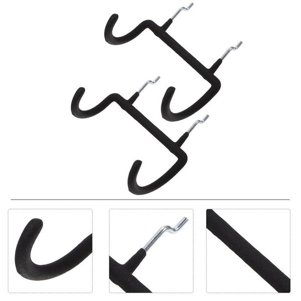 

hooks & rails 2pcs pegboard peg display racks heavy duty drill holders