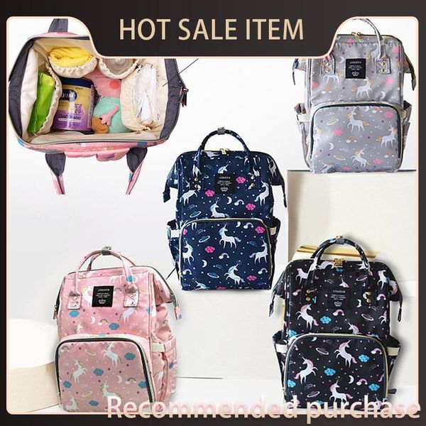 

mummy bottle backpacks changing large mother dh1099 maternity baby multifunctional bag diaper backpack backpack capacity mommy unicorn lnbj
