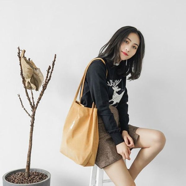 

shoulder bags canvas women's bag large capacity arts college wind single