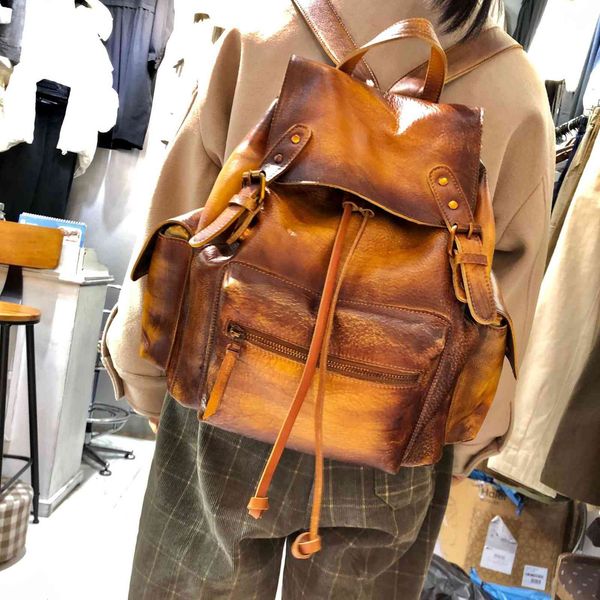 

leather handmade leather backpack women's style black friday 5meq