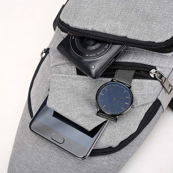 

mens shoulder bags usb charging crossbody bags male anti theft canvas shoulder bag school casual short trip travel bag 2020, Black;red