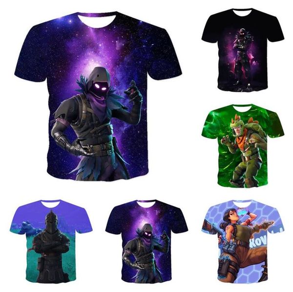 

men's t-shirts summer streetwear t-shirt cartoon children's round neck polyester shorts delivery camiseta camisa 100-6xl, White;black