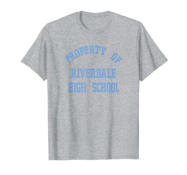 

archie property of riverdale high school t-shirt, White;black
