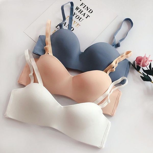 

women invisible bra strapless bralette 1/2 cup women's underwear lingerie female party wedding seamless bras, Red;black