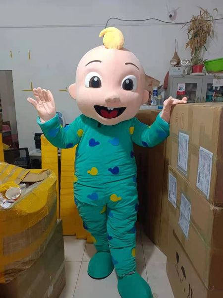 Immagine reale Vestito da partito del personaggio dei cartoni animati dell'attrezzatura operata del costume della mascotte del bambino infantile