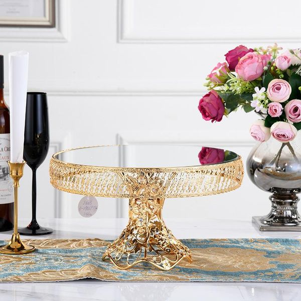

dishes & plates luxury fruit plate glass crystal household bucket simple european candy modern living room creative large