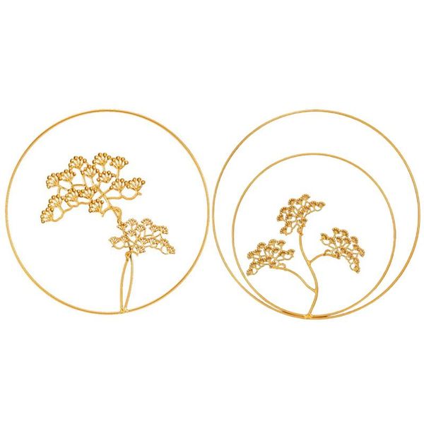 

novelty items wind leaf-shaped wall hanging creative iron art decoration living room sofa background accessories