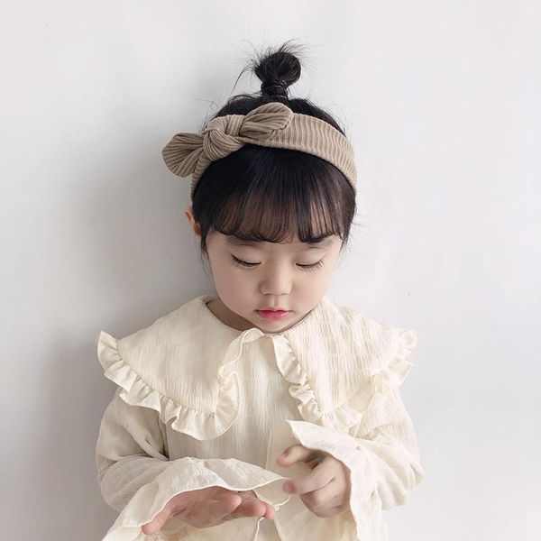 

hair accessories spring / summer 2021 wild knitted band elastic striped ear accessories1, Slivery;white