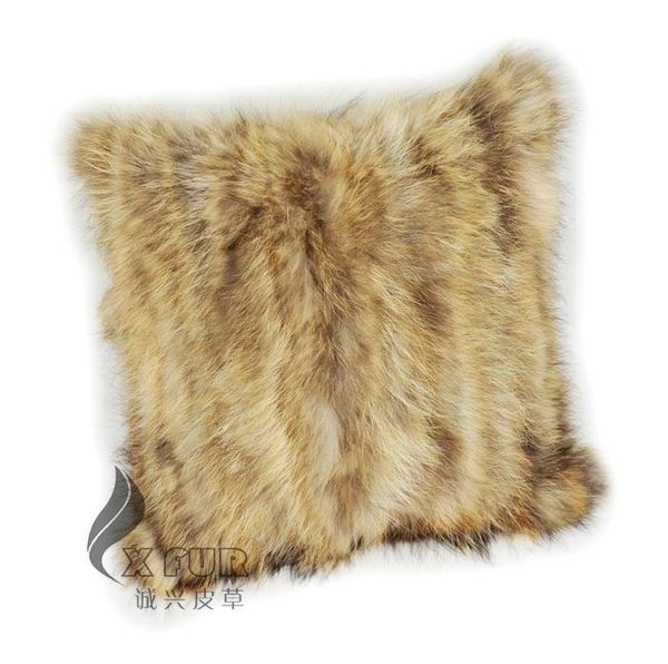 

pillow case cx-d-71 home el use selling raccoon fur