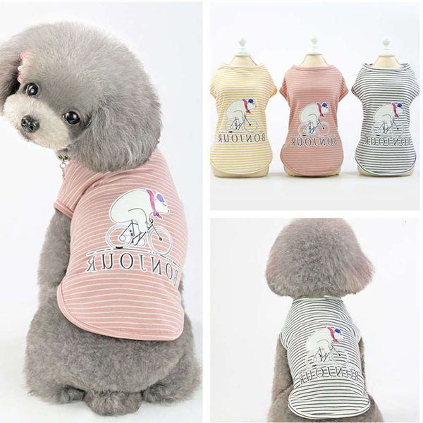 

19 spring and summer pet clothing vest small dog teddy bomei two legged clothes