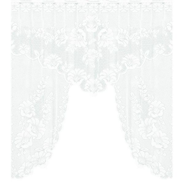 

curtain & drapes vintage style lace coffee kitchen window scarf