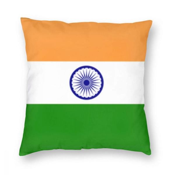

india flag square pillow case polyester throw pillow funny pillowcase