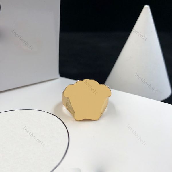 Vergoldete Bandringe mit Diamant-Inlay-Schmuck, luxuriöser offener Ring mit Retro-Porträtmuster, verstellbar, Festival-Geschenk für Männer