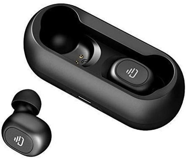 

dudios true wireless headphone, earbuds hifi stereo sound mini in-ear headset (one-button control, 15 hrs playtime, auto pairing)