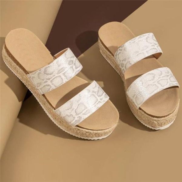 

slippers women summer solid platfrom shoes thick bottom seaside beach outdoor ladies plus size, Black