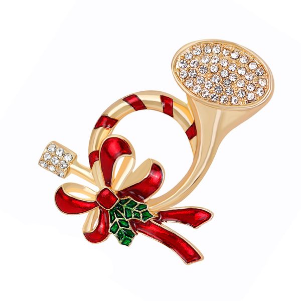 

factory fashionable and versatile christmas series alloy oil dripping flower brooch fashion women's clothing accessories christmas