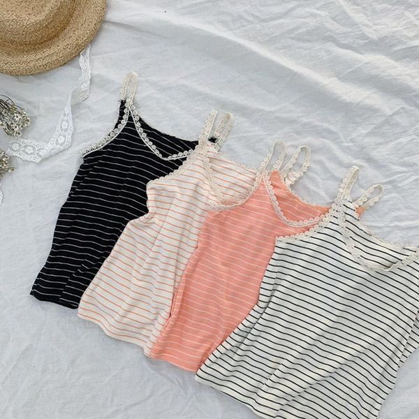

vest baby girls lace patchwork striped v-neck vests cute kids solid color all-match waistcoats, Blue