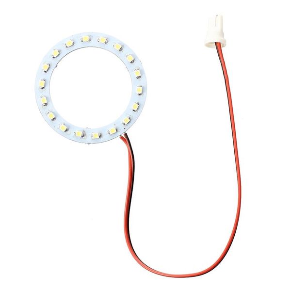 

car headlights t10 1210 18 led ring annular lighting bulb white light dc 12v