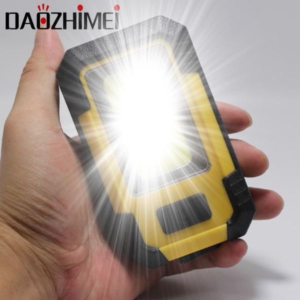 

portable lanterns 30w led work light usb rechargeable 3 modes car repair with magnetic base handheld