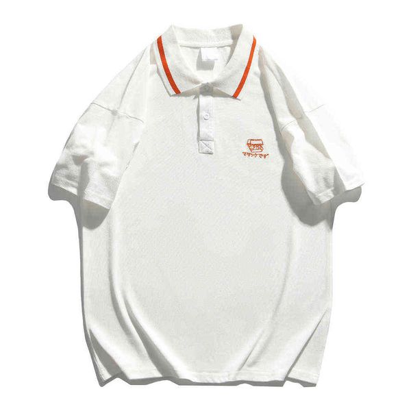 

polo shirts for men cotton clothing men's short sleeve casual fashion black white 210603, White;black