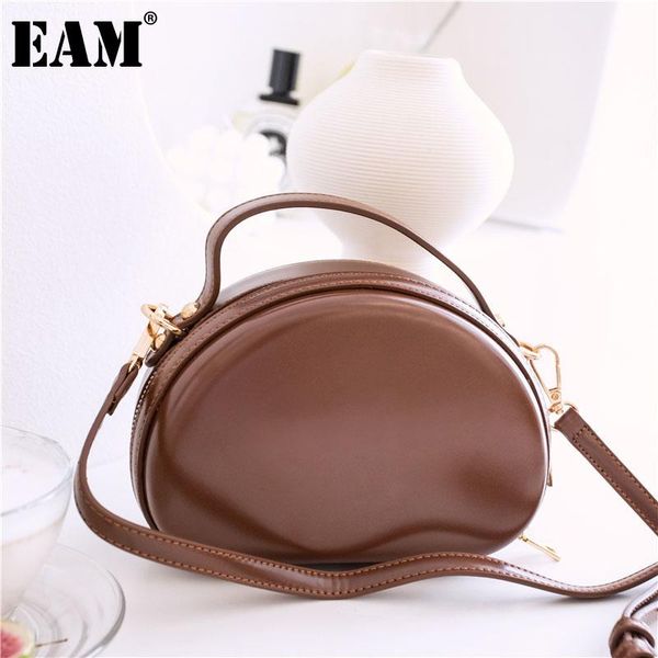 

evening bags [eam] women candy color mini casual compression molded hard saddle pu leather personality crossbody bag fashion 2021 18a3985