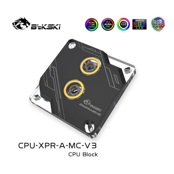 

fans & coolings bykski cpu-xpr-a-mc-v3, intel cpu water block for lga1150 1151 1155 1156 2011 x99,cpu cooler 12v rgb/5v argb/sync