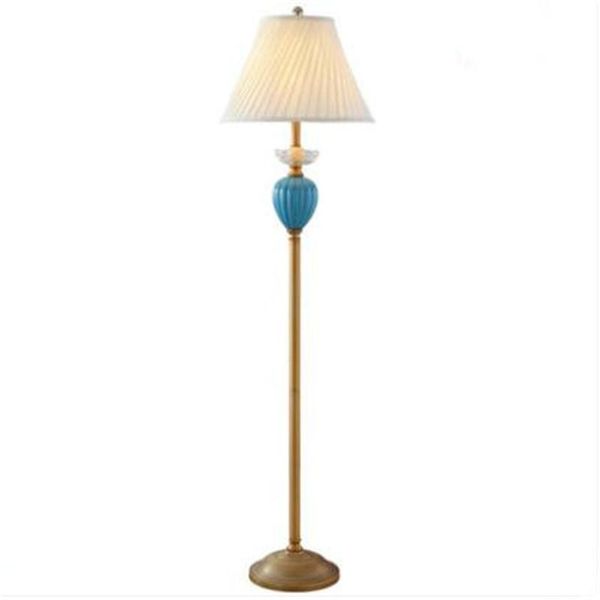 

modern european luxurious blue ceramic copper floor lamp with remote control for foyer bed room apartment floor light 163cm 1870