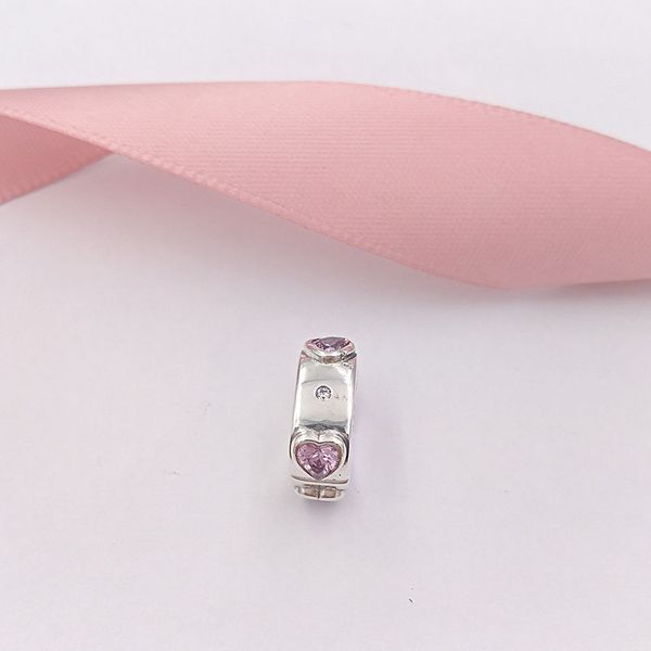 Das 925-Silber-Design mit diesem Clip-Charm „Send A Hint Explosion of Love“ passt zu europäischen Pandora-Schmuckarmbändern und Halsketten 796591FPC AnnaJewel