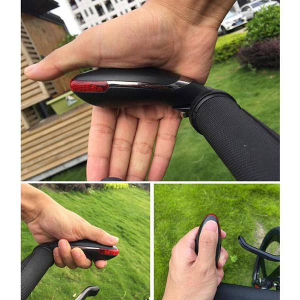 

2pcs handlebar lights safety warning steering handlebar grips light for mountain bike cycling supplies